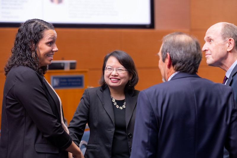 Drs. Howard, Chen and Willett at the Samulski lecture