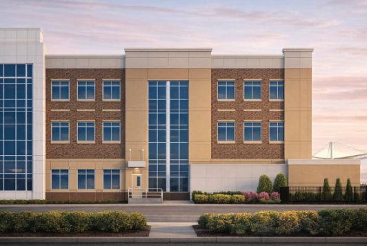 Rendering of the LINAC addition