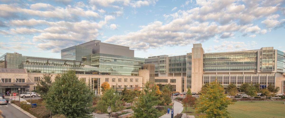 Duke Cancer Center aerial view