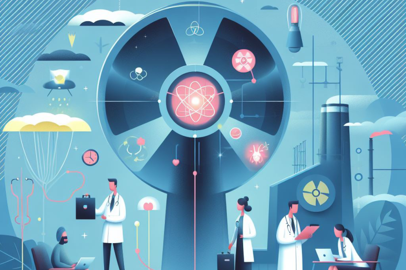 AI rendering of radiation therapy preceptor training