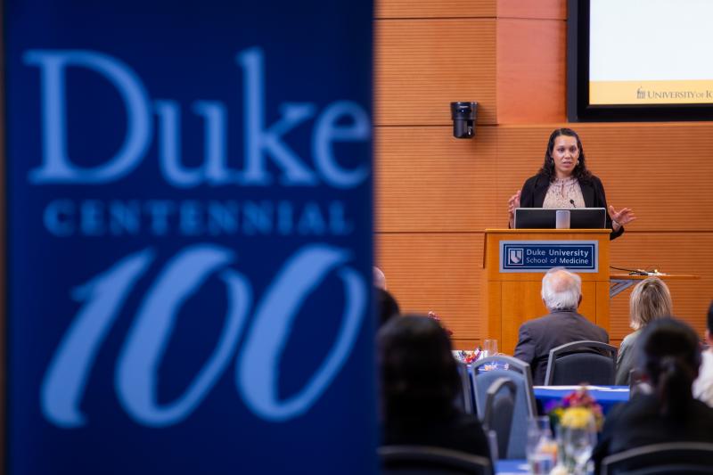 Dr. Howard at the Samulski lecture