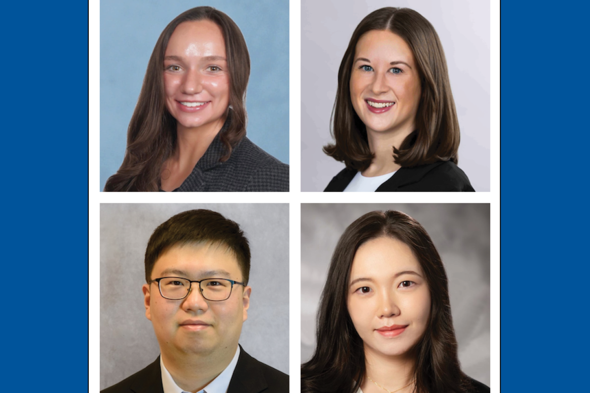 Grace Markey, MD; Kaylie Cullison, MD, PhD; Xin Wu, PhD; and Jingtong Zhao, PhD