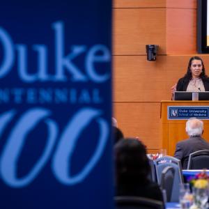 Dr. Howard at the Samulski lecture